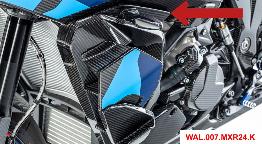 BMW S 1000 XR (2020- ) Carénage de radiateur en carbone