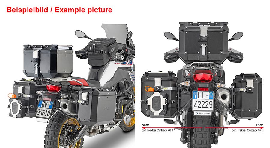 BMW F800GS (2024- ), F900GS & F900GS Adv Montage Sacs latéraux Trekker Outback